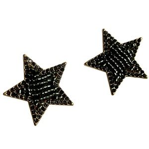 BaubleBar Sugarfix Starry Night Stud Earrings Crystal Embellished Pierced NWT